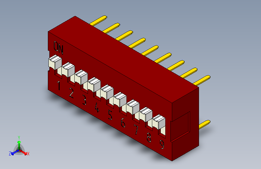 DS1040-09 (DIP_switch)DIP 开关系列