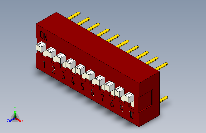 DS1040-10 (DIP_switch)DIP 开关系列