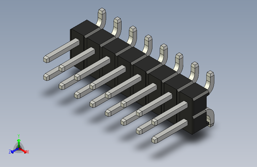 Header - SMD - Vertical - Dual Row - 16双排针.par
