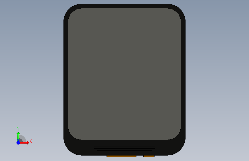 Lcd - 1.69in - St7789 - Flat Flush1.69 英寸 LCD 正面视图