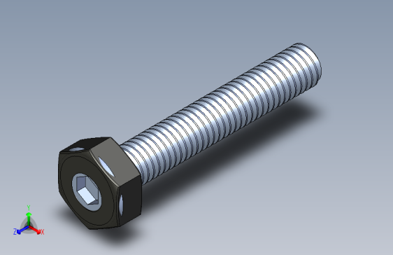 M3 Nut - Black平头螺钉