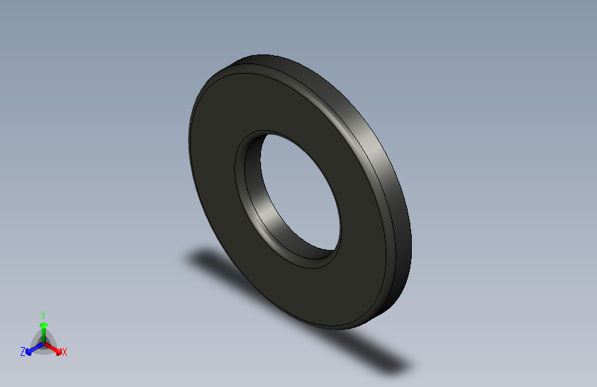 M4 Washer - 9.0 x 0.9 - Black平头螺钉