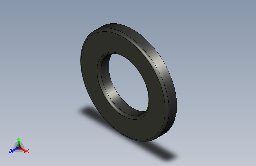 M5 Washer - 10.0 x 1.1 - Black平头螺钉