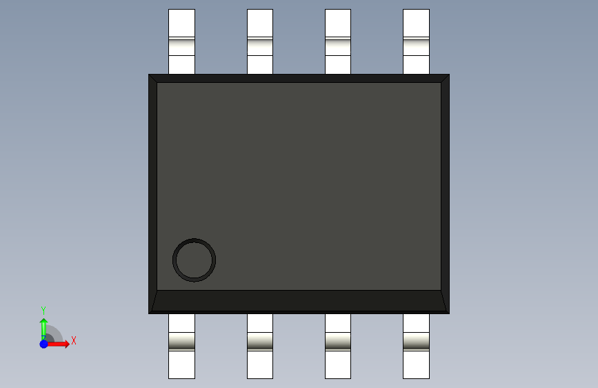 S08SOIC 封装集合 正面视图