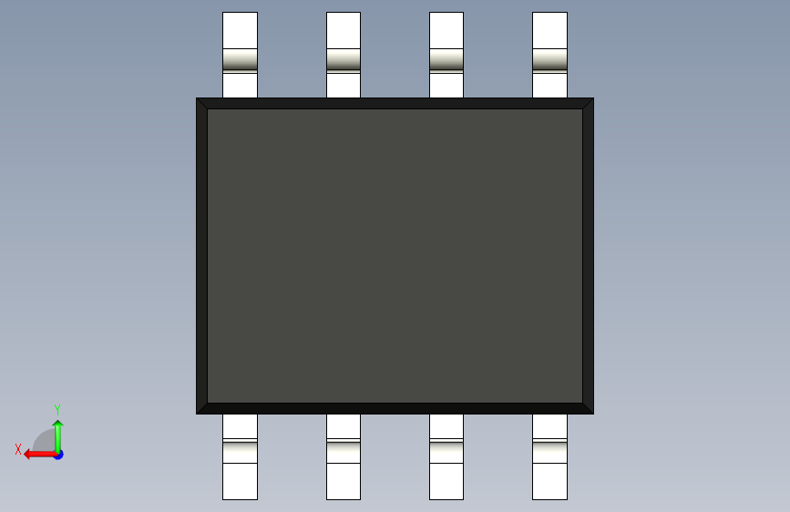 S08SOIC 封装集合 背面视图
