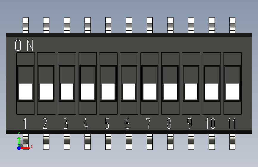 SMT_switch_11SMT 开关集合 正面视图