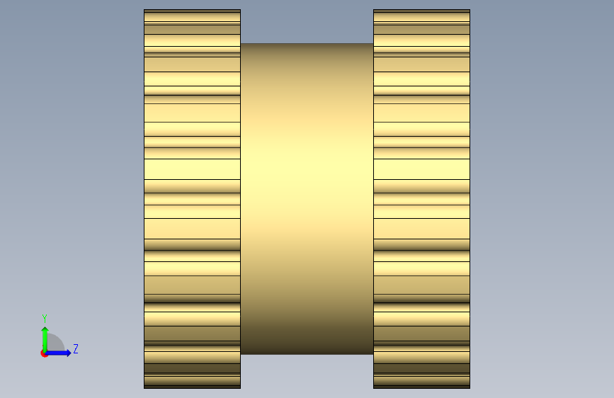 Threaded Insert - M2x3x3.5螺纹嵌件 左侧视图