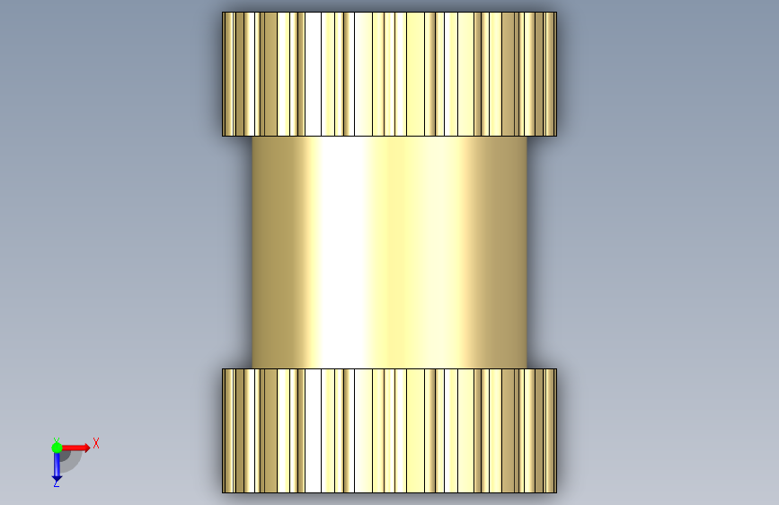 Threaded Insert - M2x5x3.5螺纹嵌件 俯视图