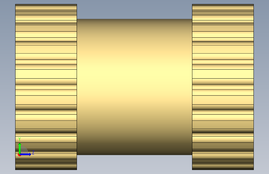 Threaded Insert - M2x5x3.5螺纹嵌件 左侧视图