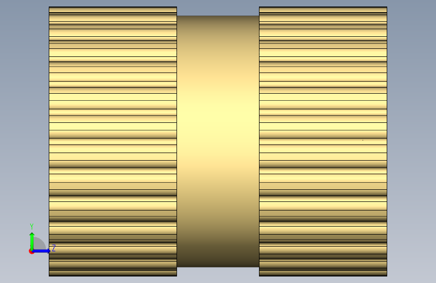 Threaded Insert - M3x5x4螺纹嵌件 左侧视图