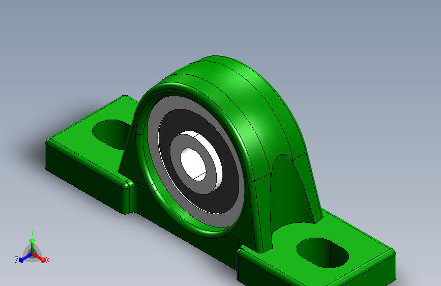 AST_Bearings_UCP201轴承座