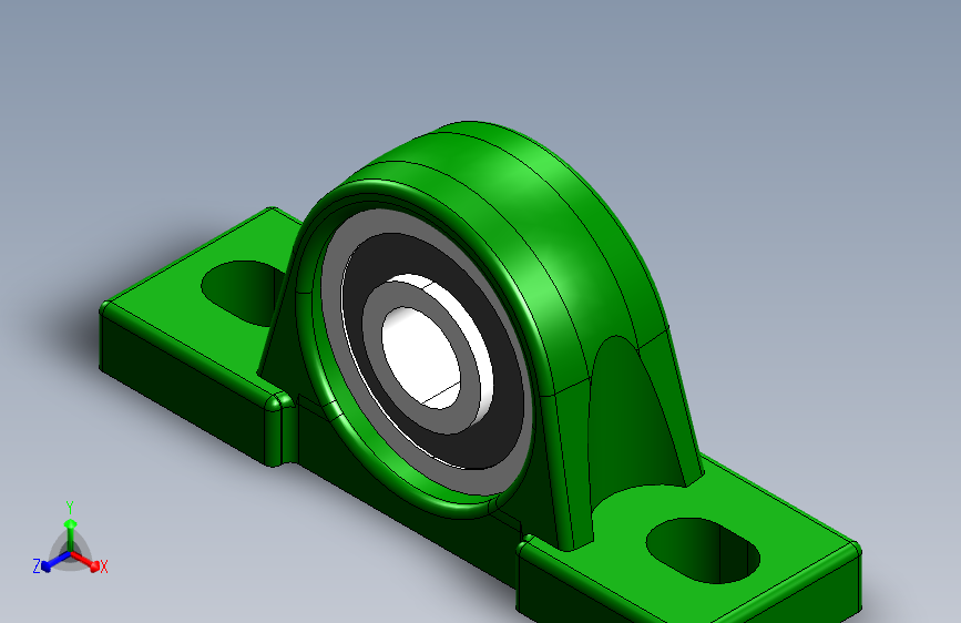 AST_Bearings_UCP203轴承座