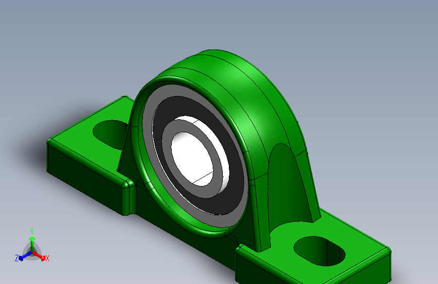 AST_Bearings_UCP204轴承座