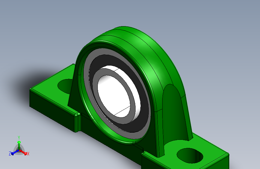 AST_Bearings_UCP207轴承座