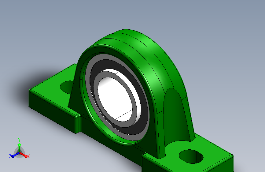 AST_Bearings_UCP208轴承座