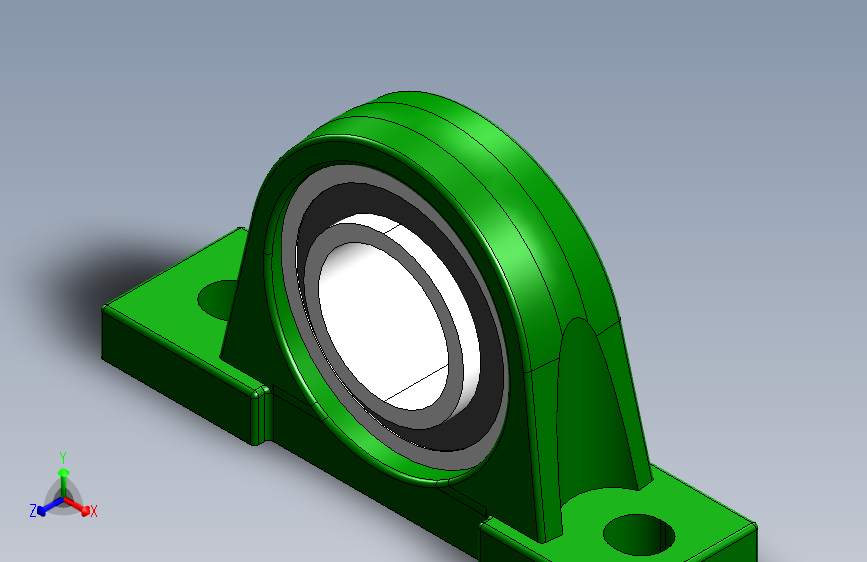 AST_Bearings_UCP211轴承座