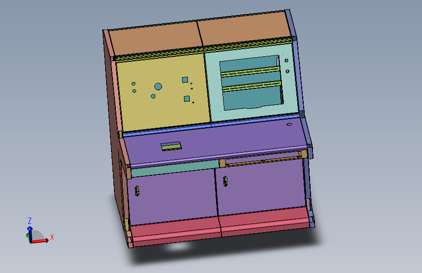 操作台抽屉式  sw16