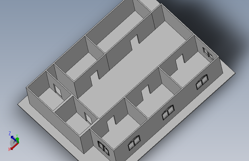 SolidWorks建筑仿真模型