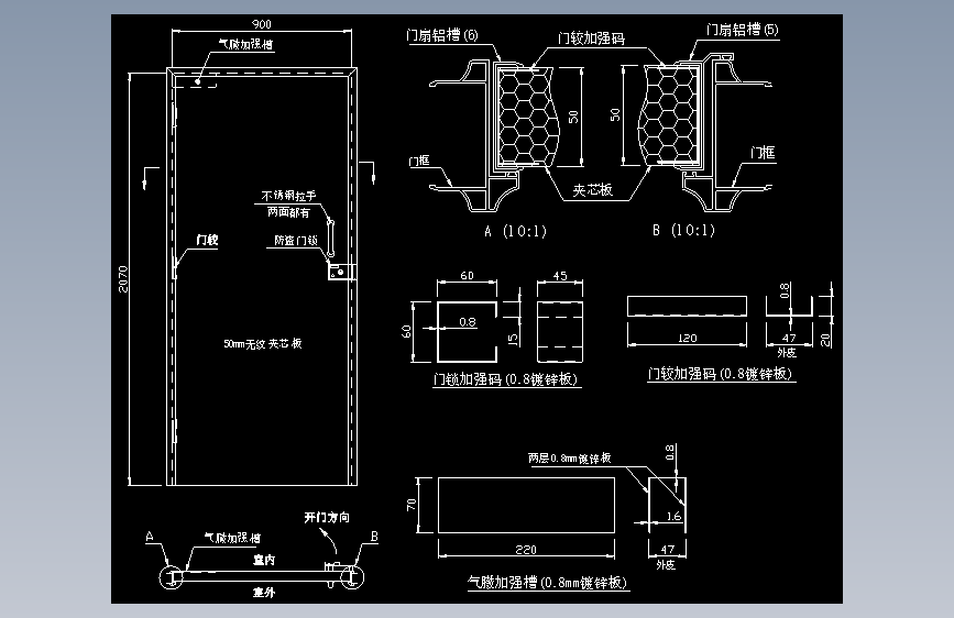 门的生产图