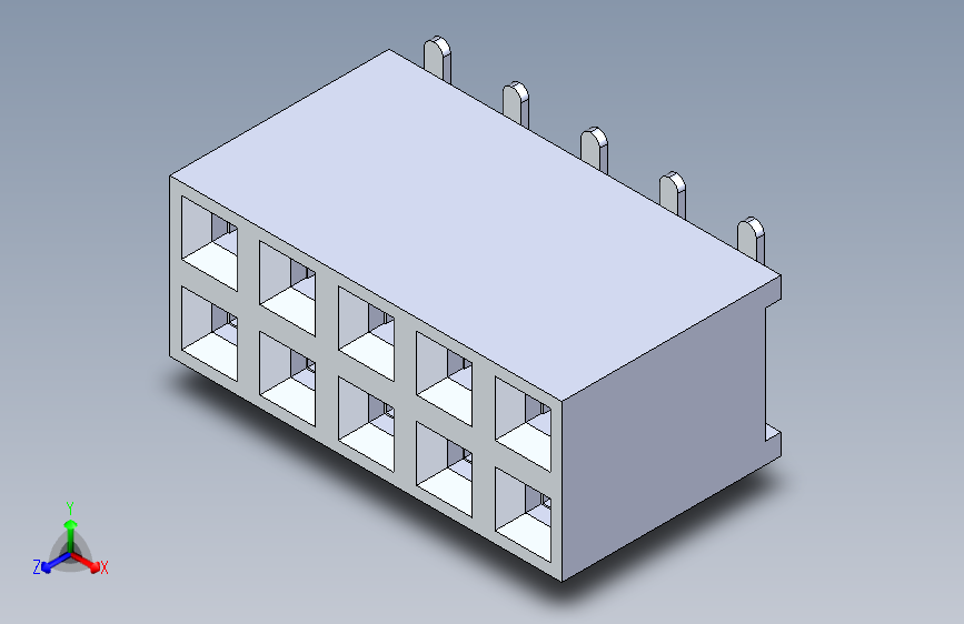 Harwin M20双排贴片10 P