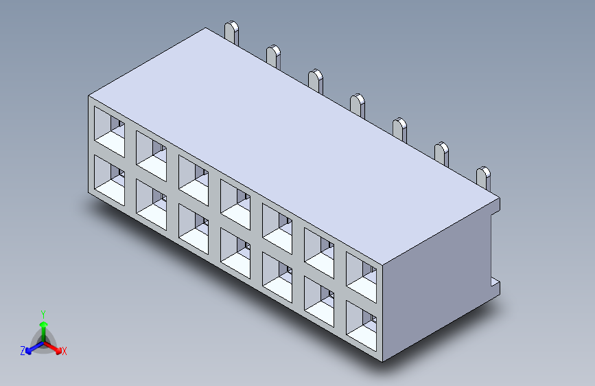 Harwin M20双排贴片14 P