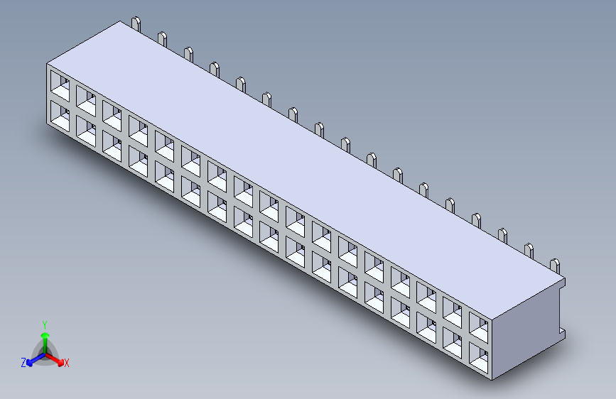 Harwin M20双排贴片34 P