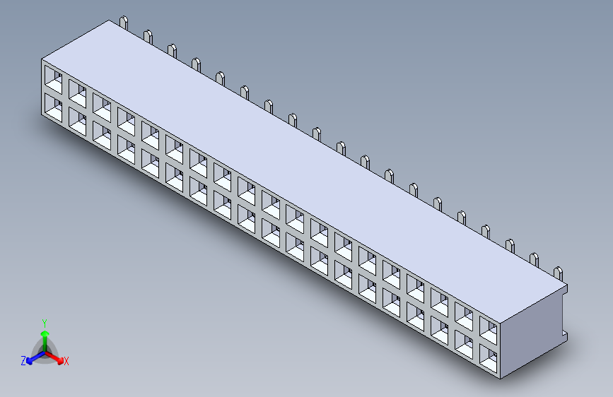 Harwin M20双排贴片38 P
