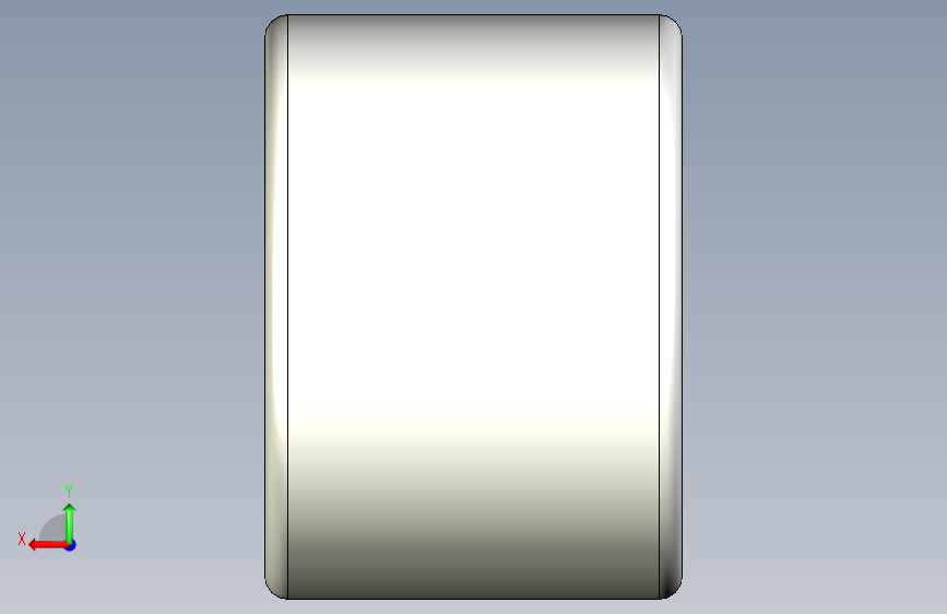 p 轴承 , 滚针 , 拉杯 , 密封 , 双开口 , 公制 HK 2RS 系列 — HK 2220 2RS — 22mm 内径 × 28mm 外径 × 20mm 宽台阶 背面视图