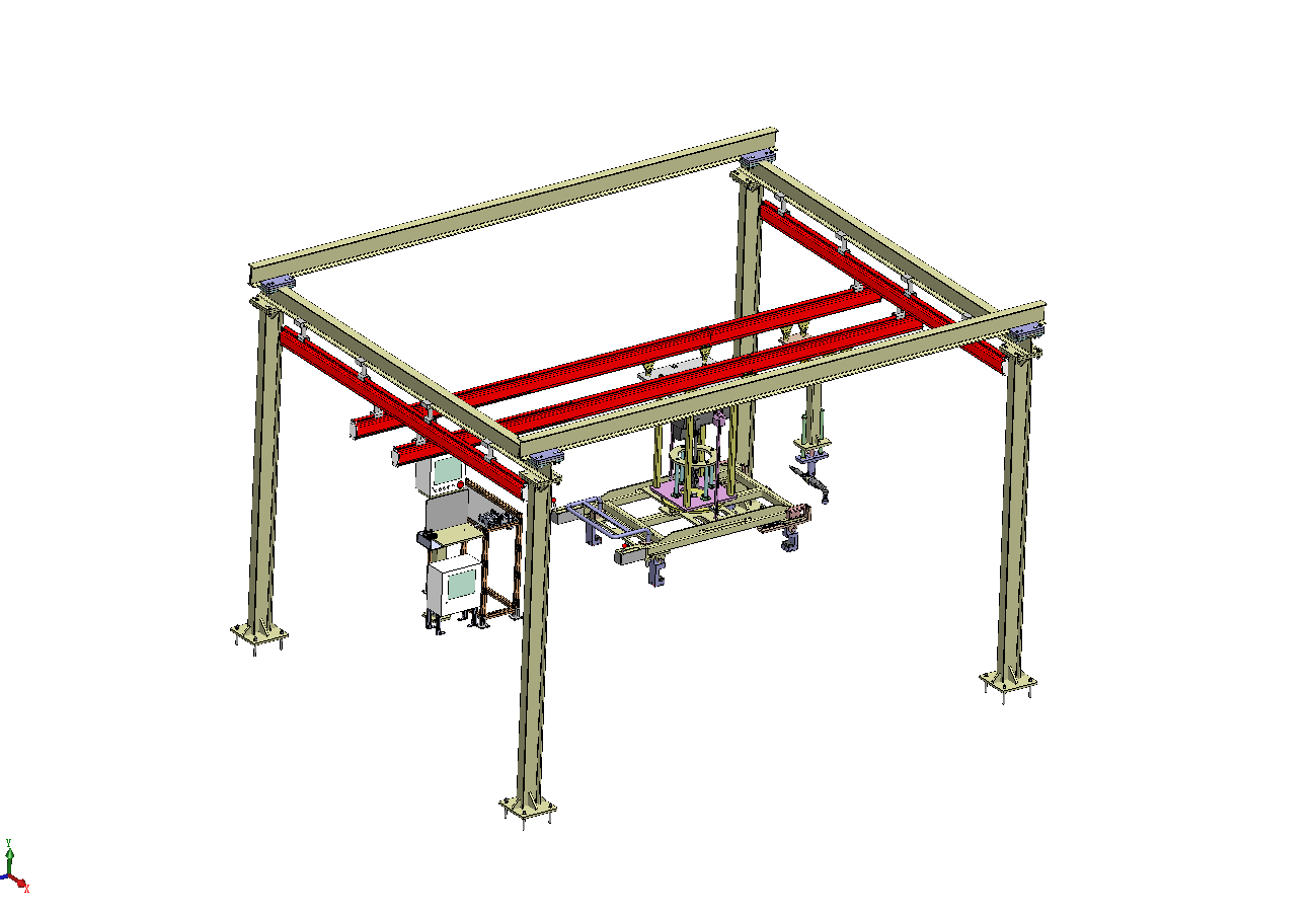 电池包下线KBK吊具拧紧工装1369657