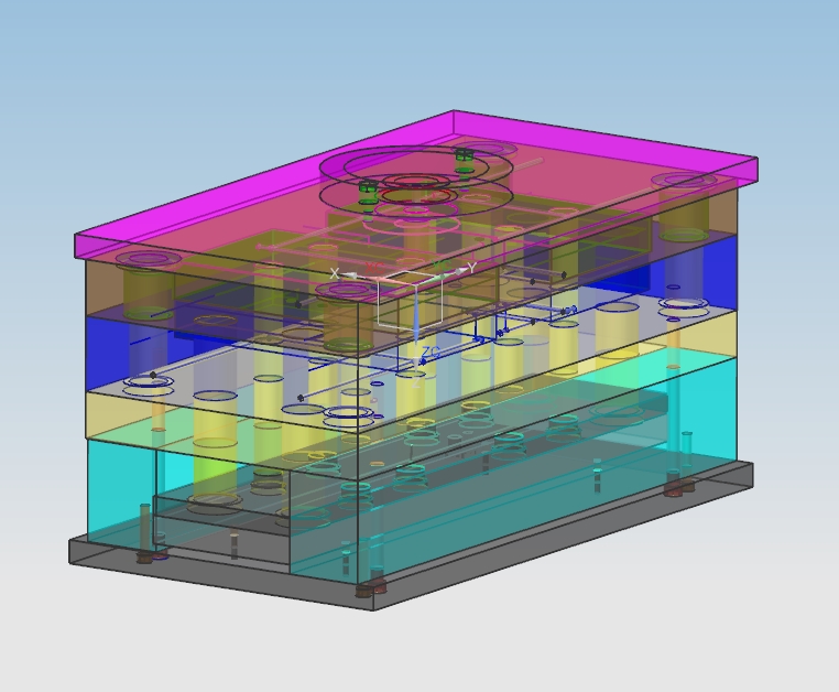 基于UG塑料毛巾包装盒体的注塑模具设计-注射模含UG三维及6张CAD图带开题报告-独家