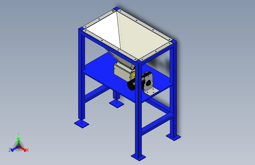 自制谷物磨粉机homebrew-grain-mill-1836-模型格式为 stp inventor