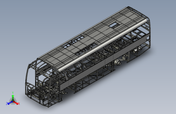 Bui Van客货车框架结构3D图纸 STEP格式