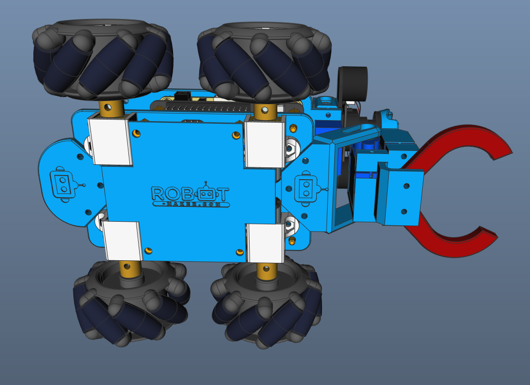 Vigibot Minus麦克纳姆轮小车3D数模图纸 STEP格式
