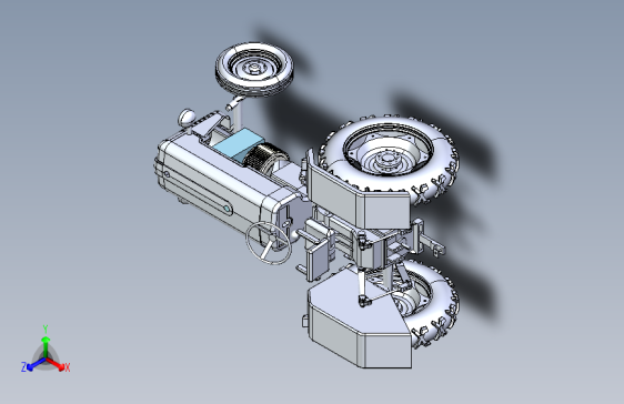 Iron Man Zeus拖拉机3D数模图纸 STEP格式