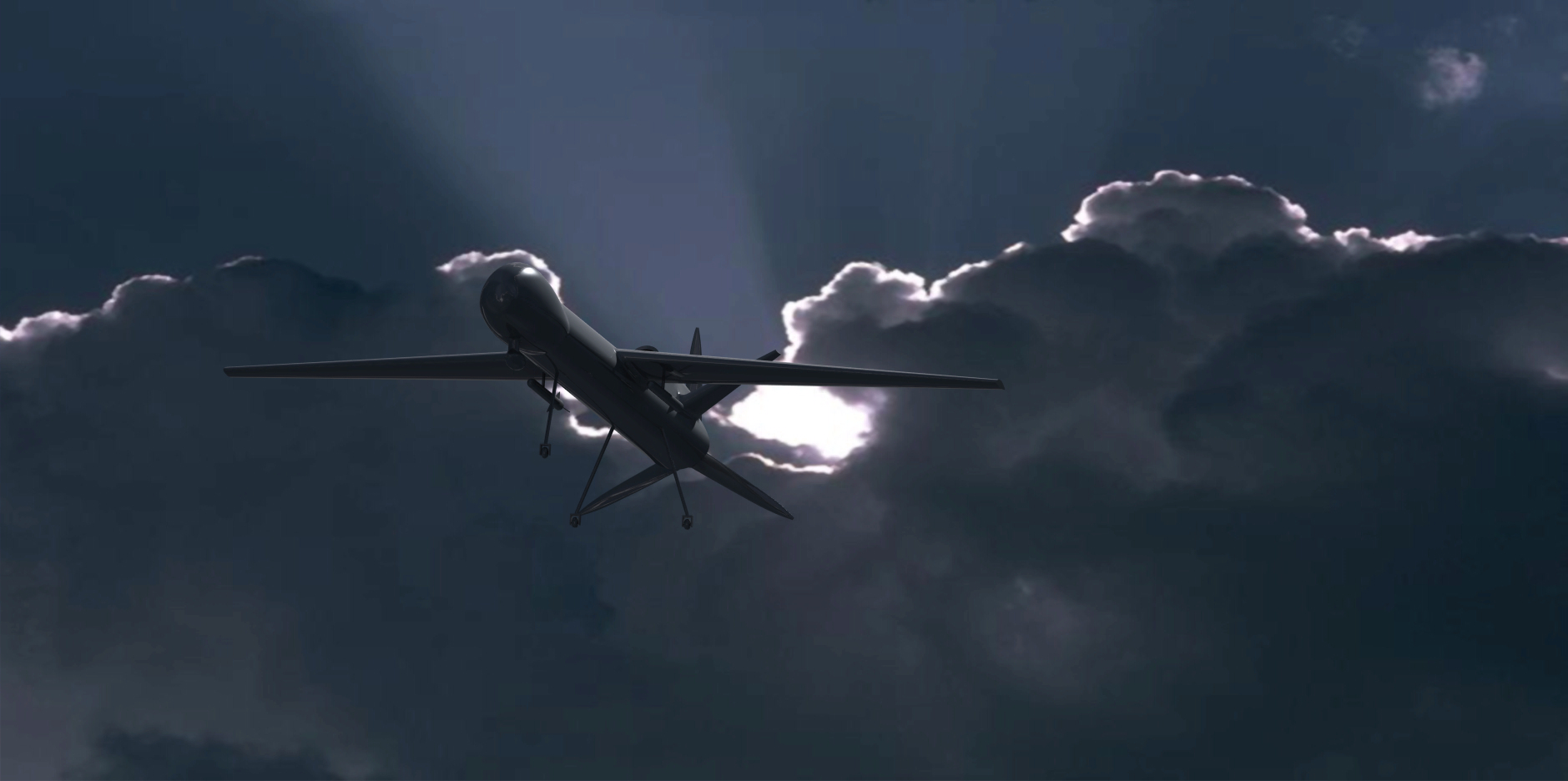 Aerial Vehicle无人机简易模型3D图纸 CATIA设计 附STP