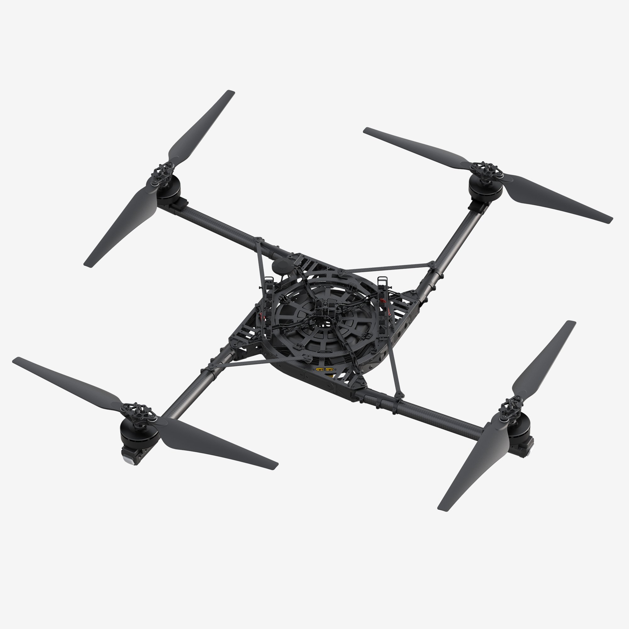 Freefly Systems Alta X四旋翼机3D数模图纸 STP格式