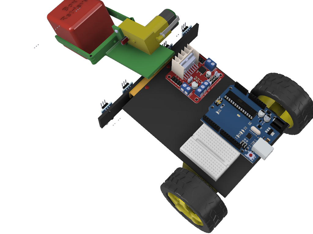 抓手的行追随机器人