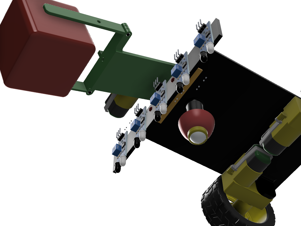 抓手的行追随机器人