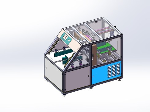 Bebek滴管包装机3D数模图纸 x_t格式