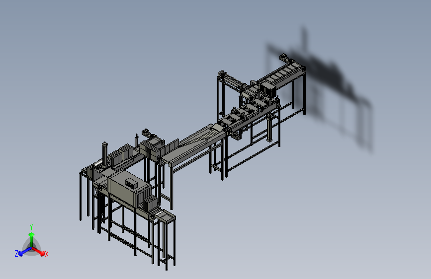 Pocky Packaging Machine麻袋包装机3D数模图纸 STEP格式