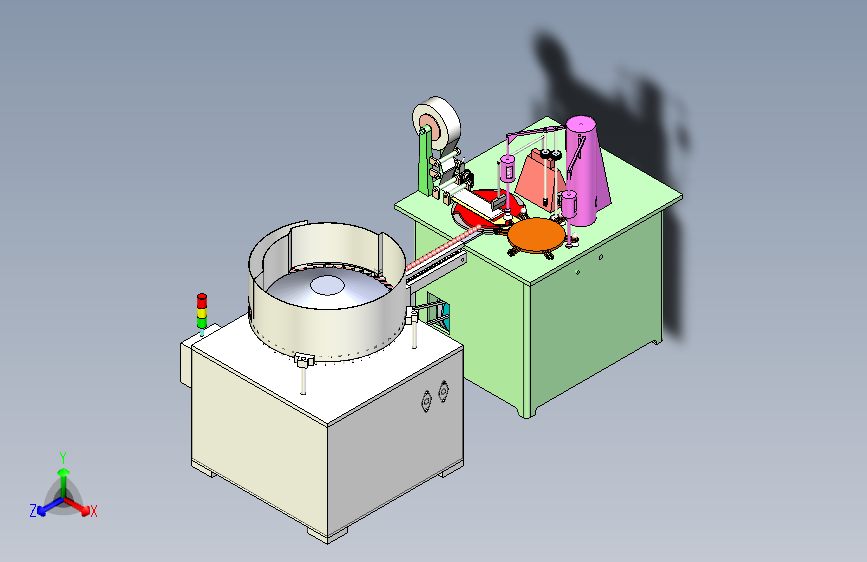 棒棒糖包装机3D数模图纸 x_t格式