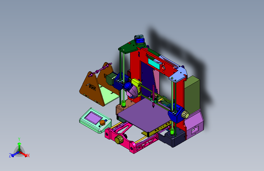 aneta6铝合金框架3d打印机