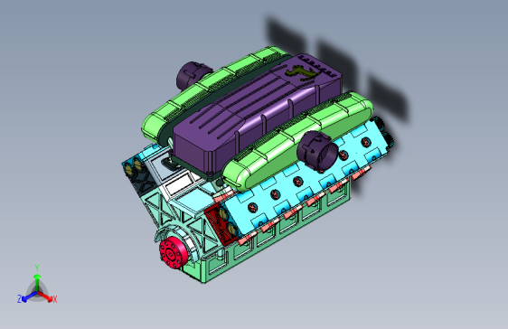 V12大排量吸气发动机