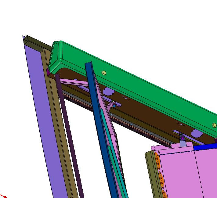 车辆的内摆式车门结构