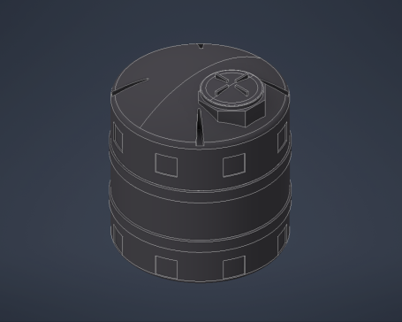 Rotoplas塑料罐2500L