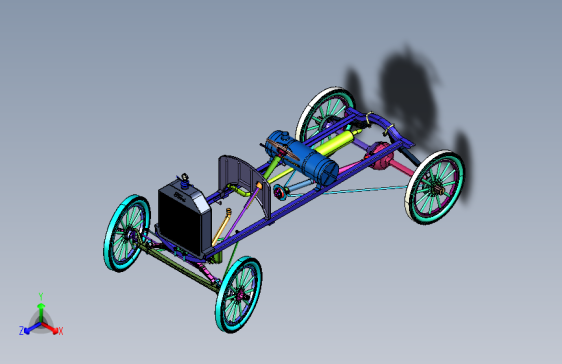 福特Model T老爷车底盘