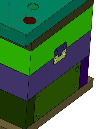 杆件固定座注塑模具