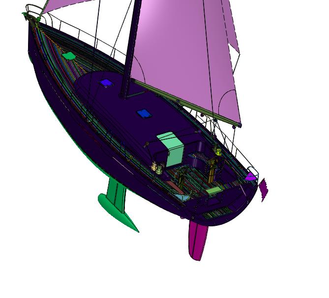 钢制豪华大帆船