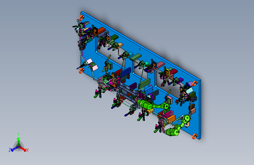 汽车座垫总成钢丝焊接工装