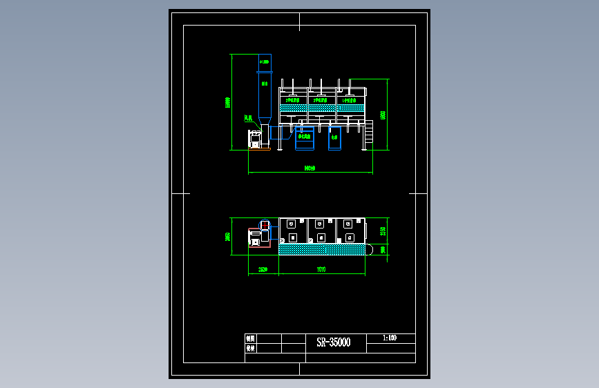 35000活性炭吸附+催化燃烧平面图